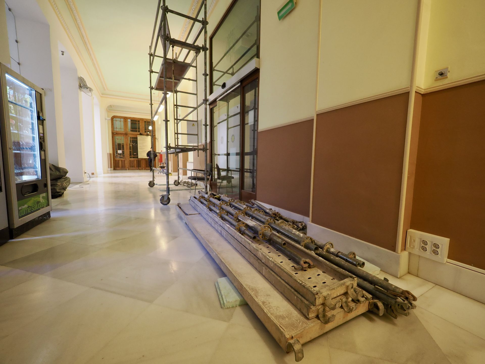 Las imágenes de las obras del ayuntamiento de Valladolid