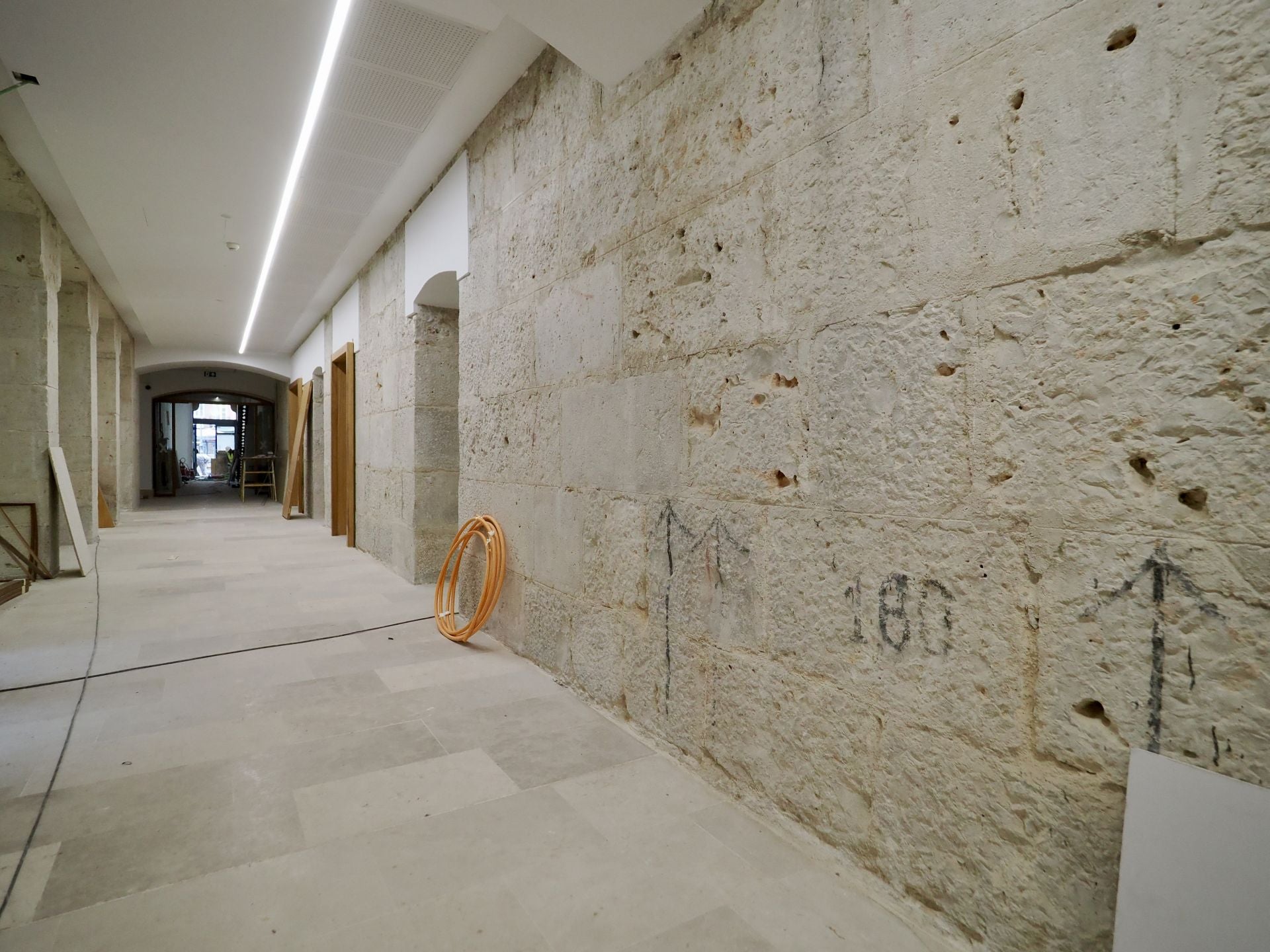 Las imágenes de las obras del ayuntamiento de Valladolid