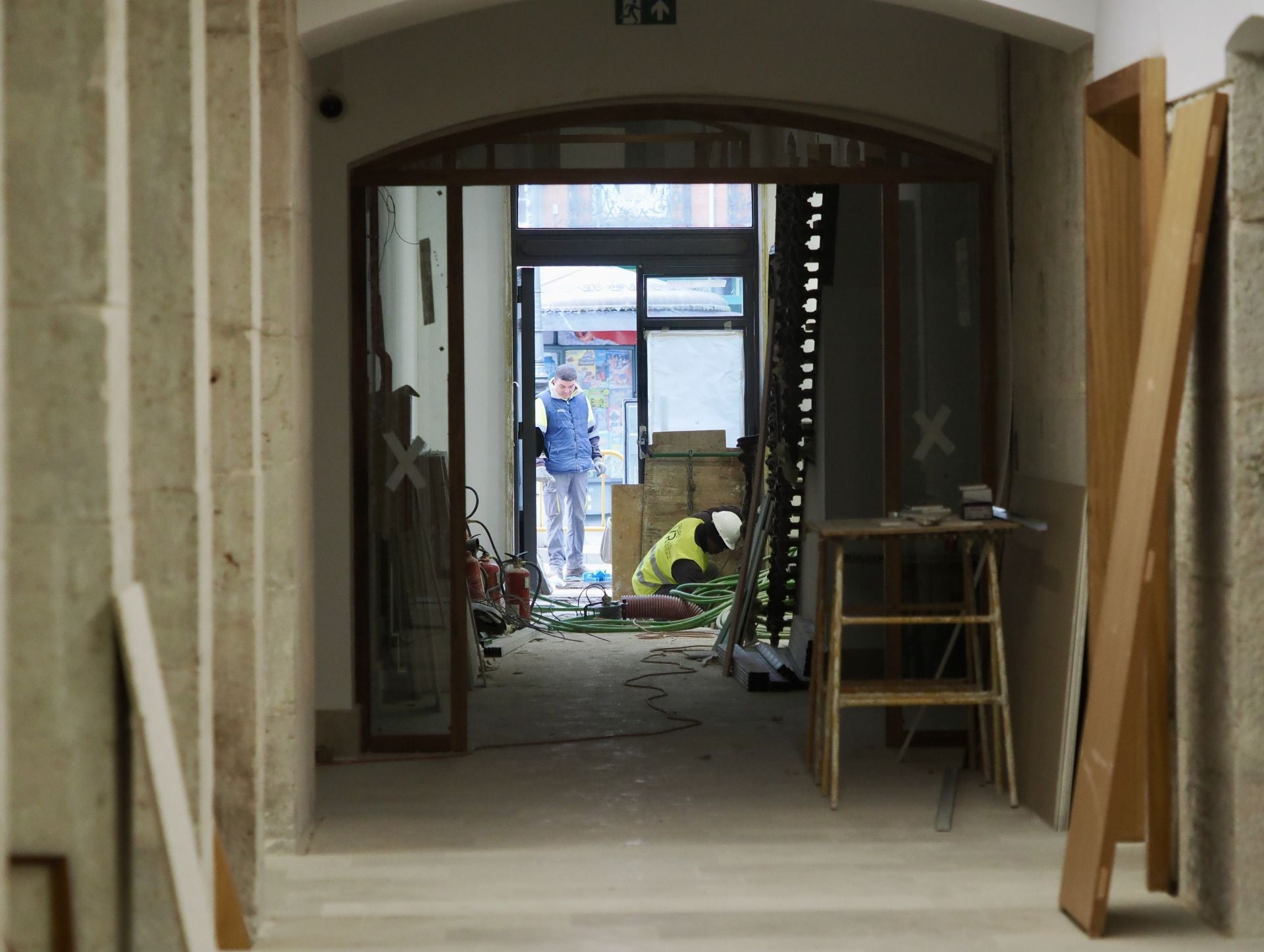 Las imágenes de las obras del ayuntamiento de Valladolid