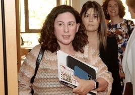 En la foto, la hasta ahora directora de Salud Pública de Castilla y León, Sonia Tamames; en el vídeo, su polémica intervención en la televisión.