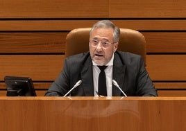 Carlos Pollán, presidente de las Cortes de Castilla y León.