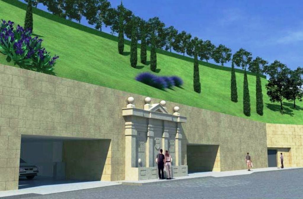 Proyecto anterior para el aparcamiento de Los Tilos.