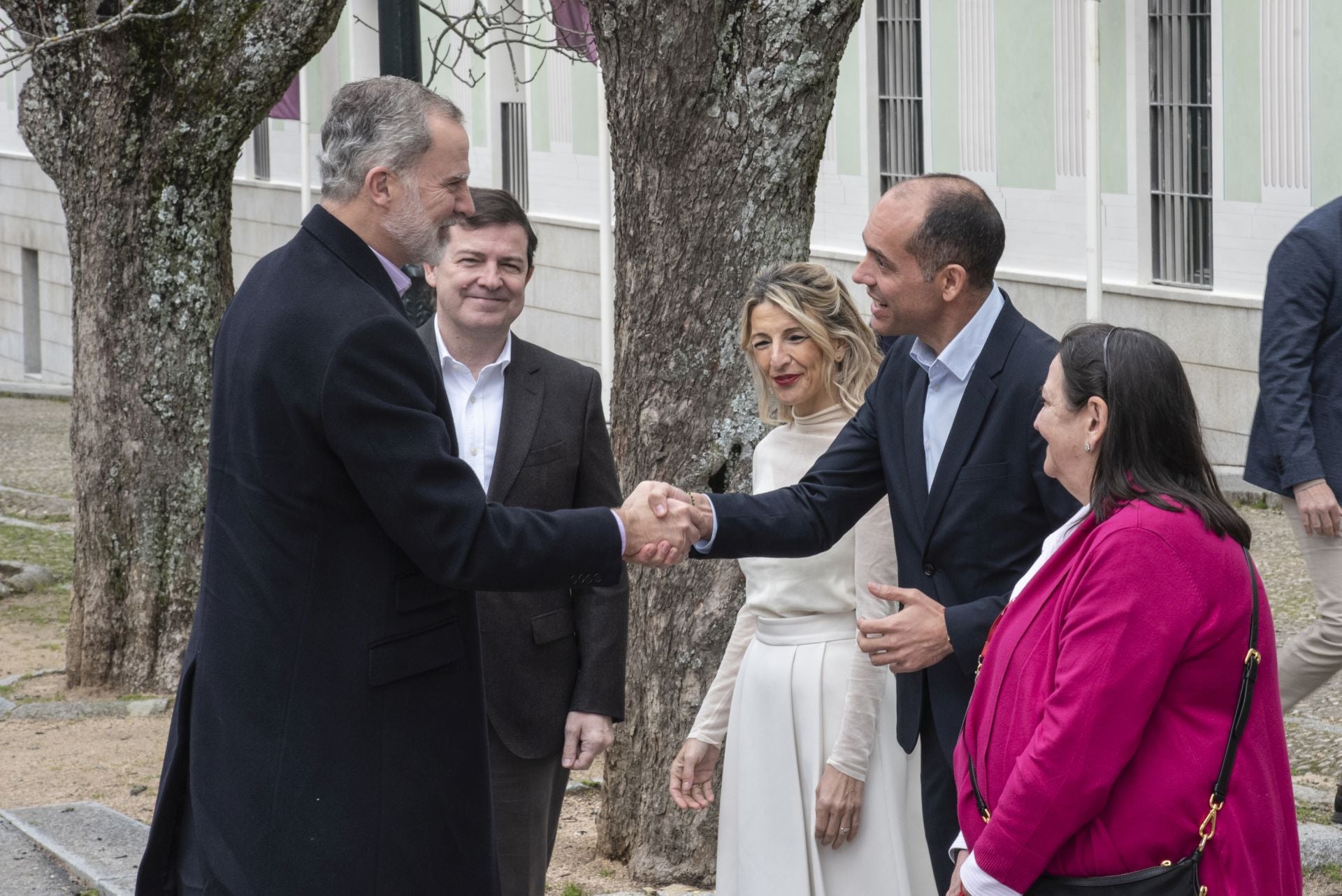 Fotos de la visita del rey Felipe VI a La Granja de San Ildefonso