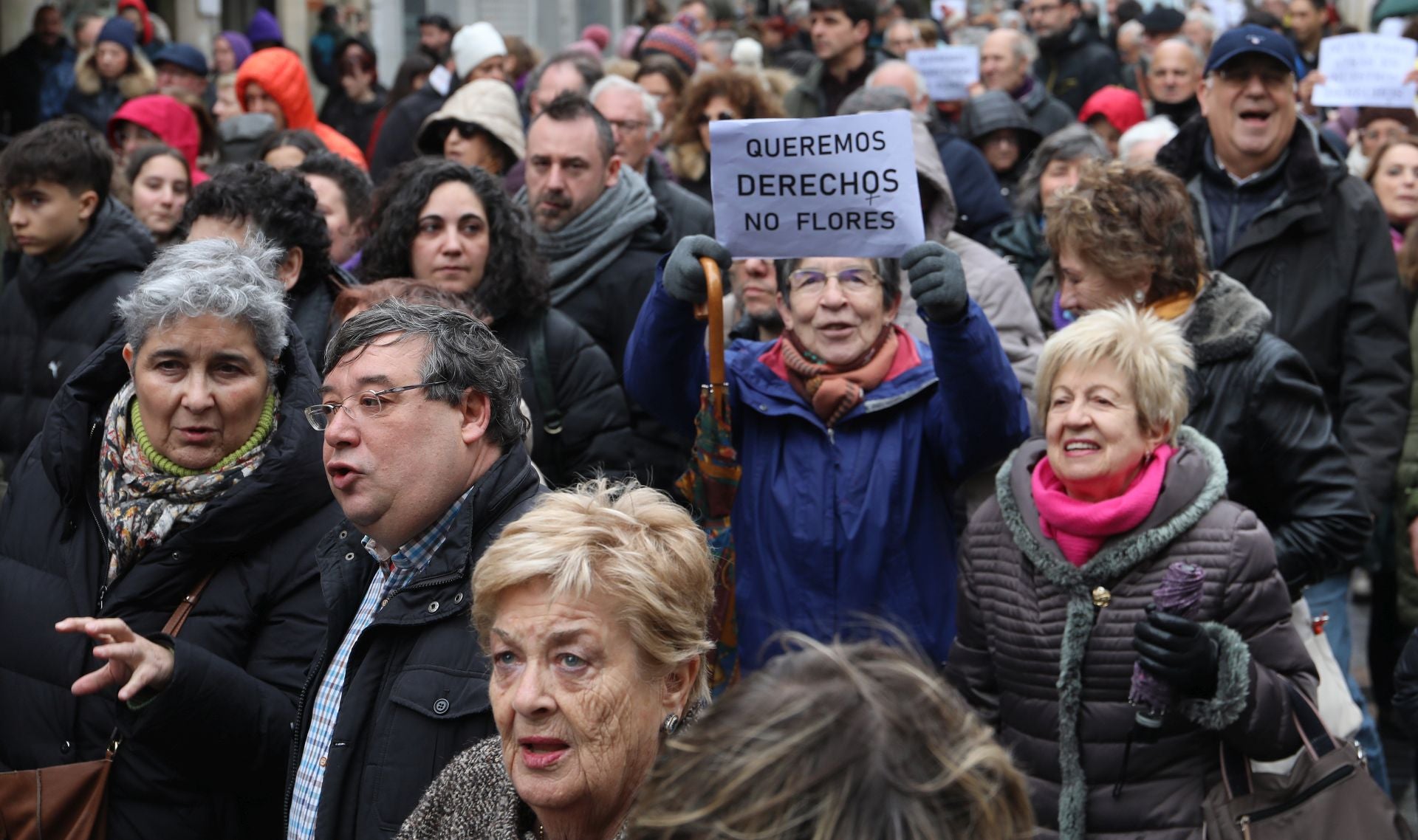 Palencia se tiñe de morado por el 8M