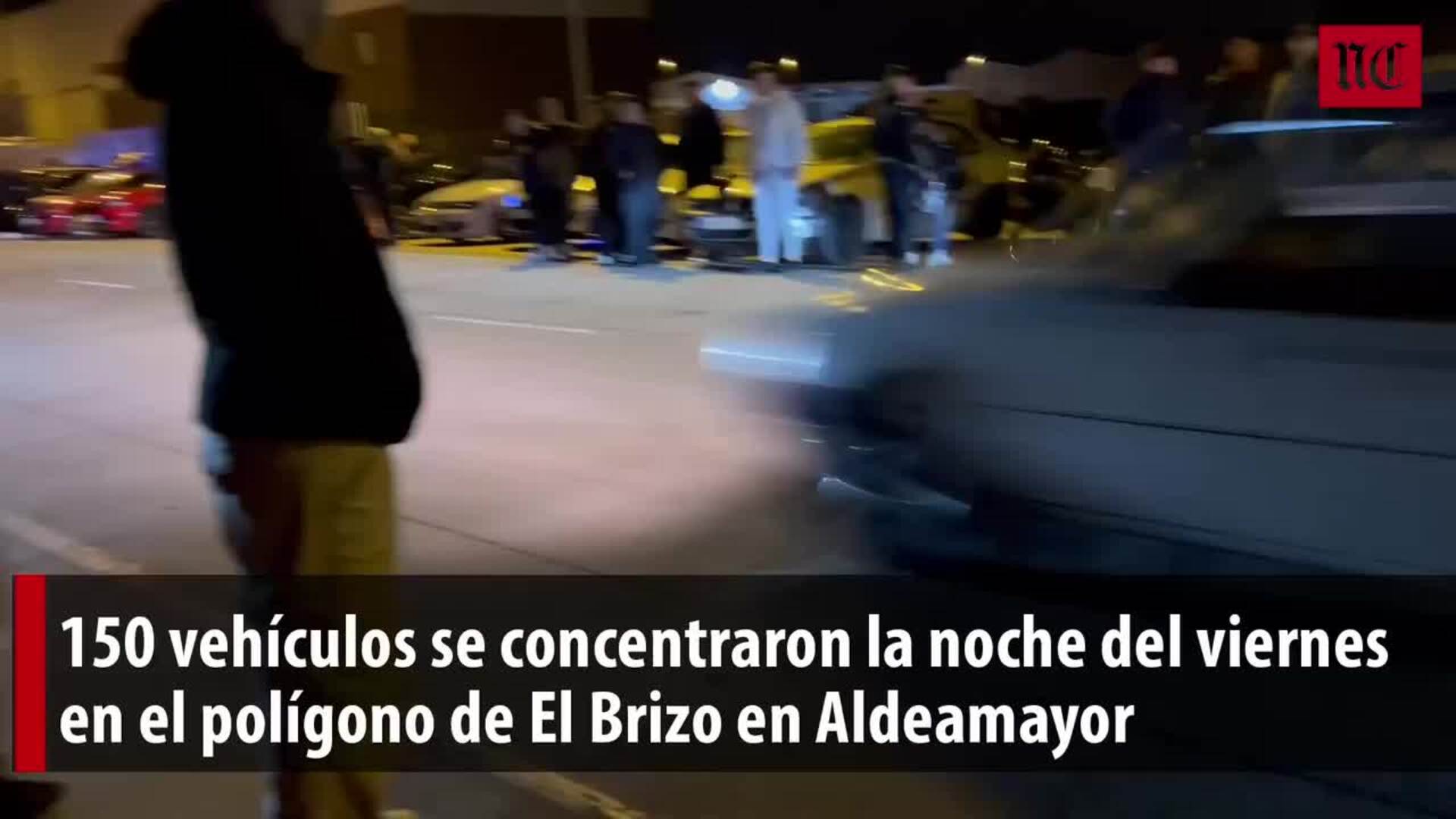 El polígono de El Brizo en Aldeamayor vive una carrera ilegal