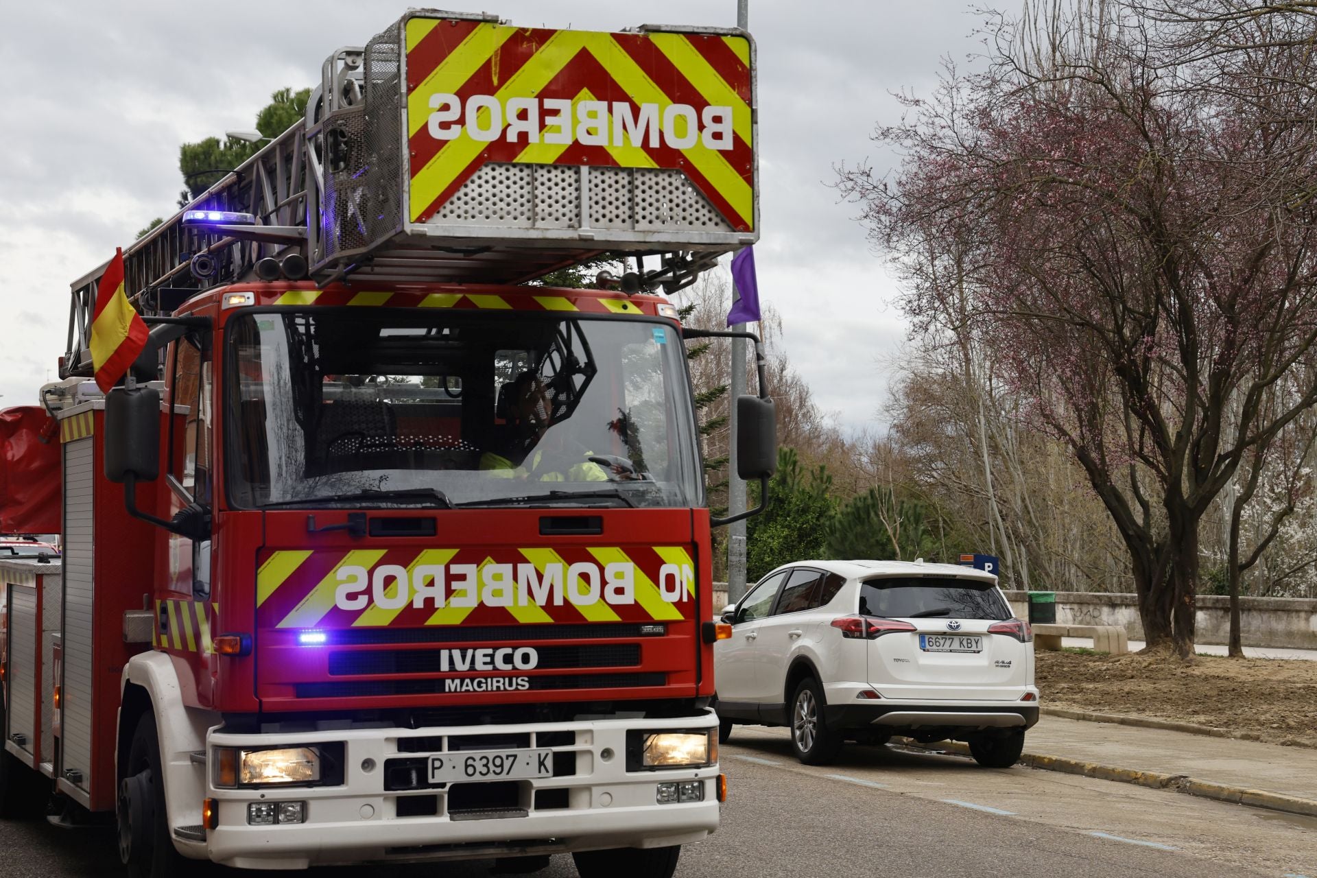 Los bomberos de Palencia festejan a su patrono