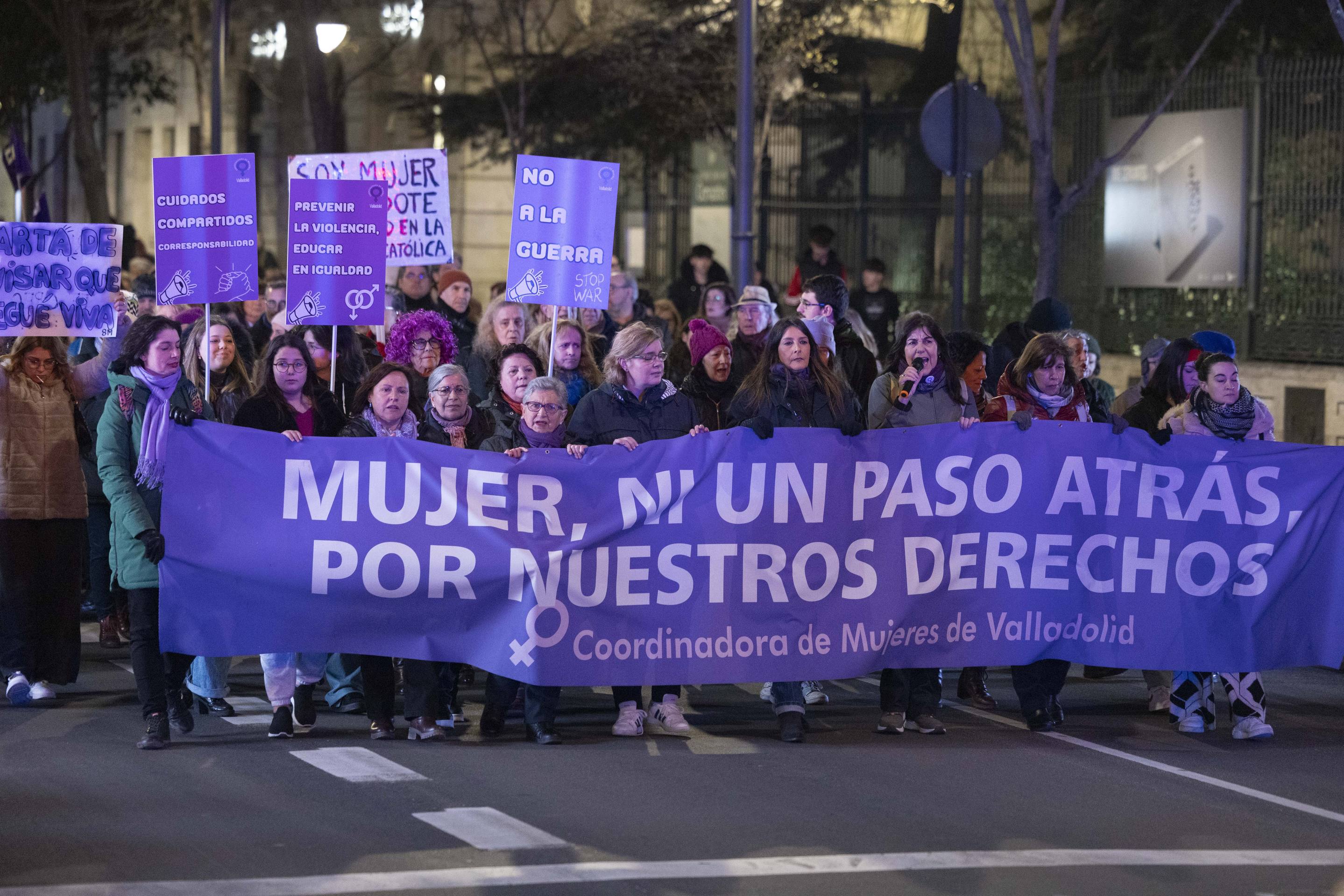 Las imágenes de la manifestación del 8M en Valladolid