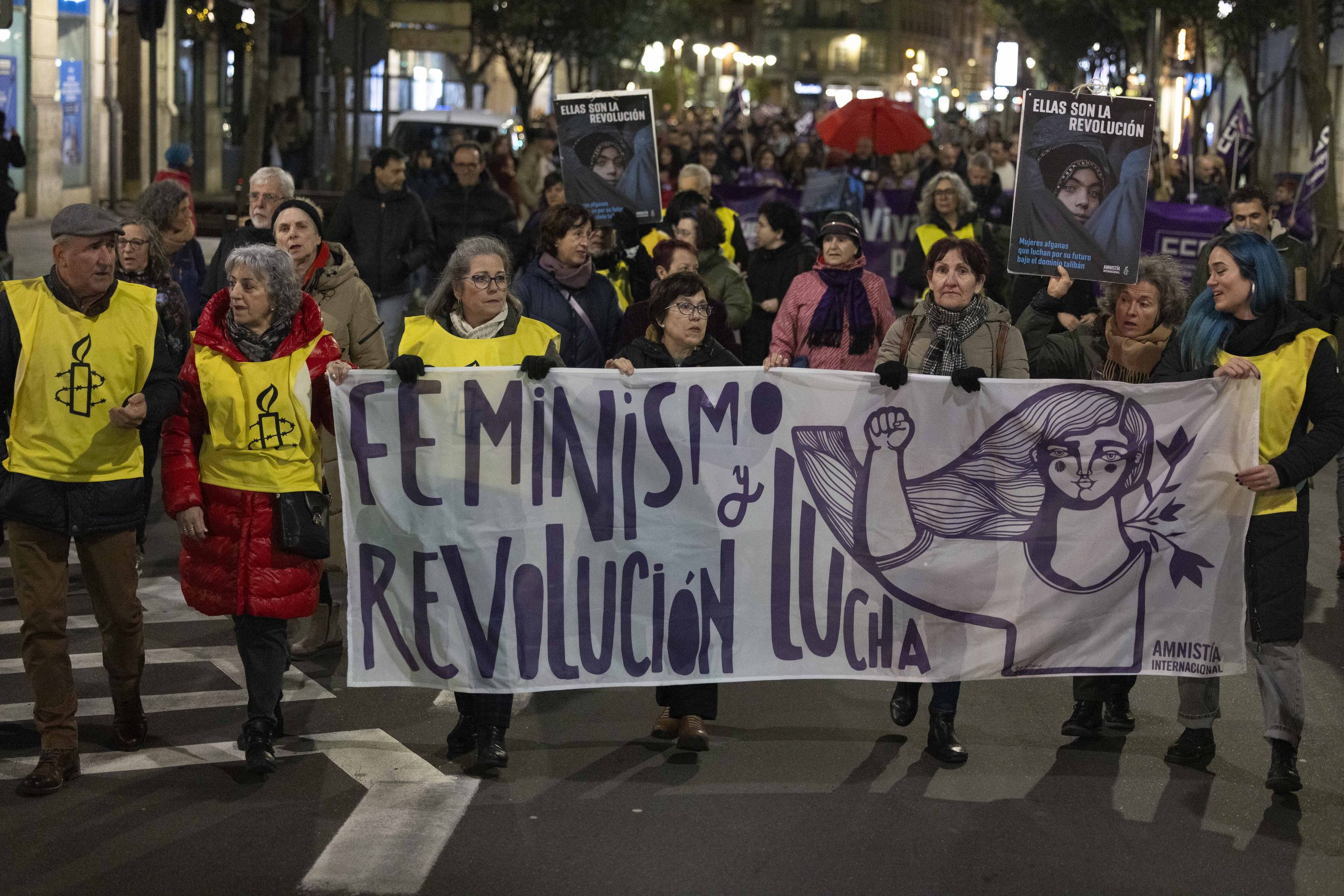 Las imágenes de la manifestación del 8M en Valladolid