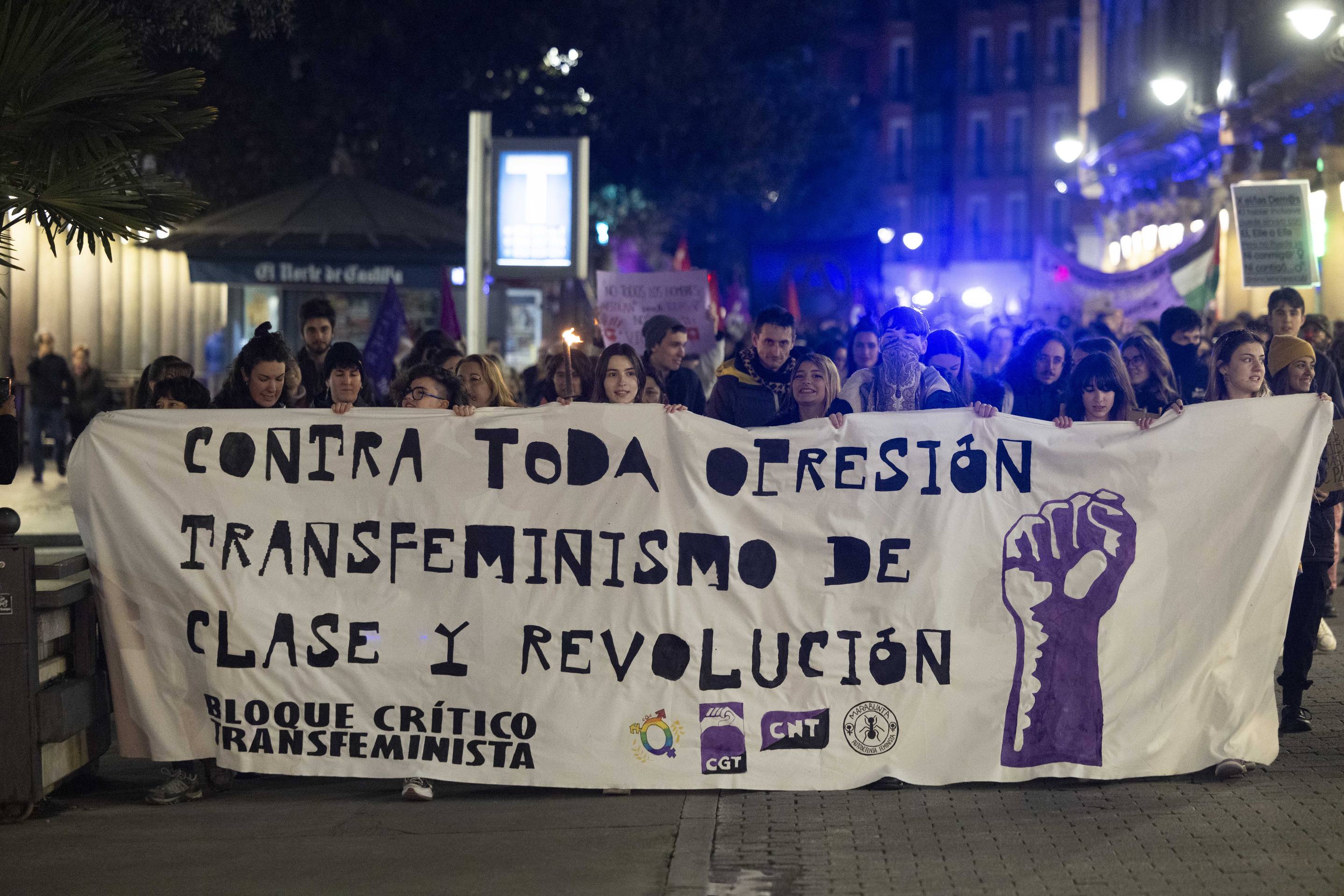 Las imágenes de la manifestación del 8M en Valladolid