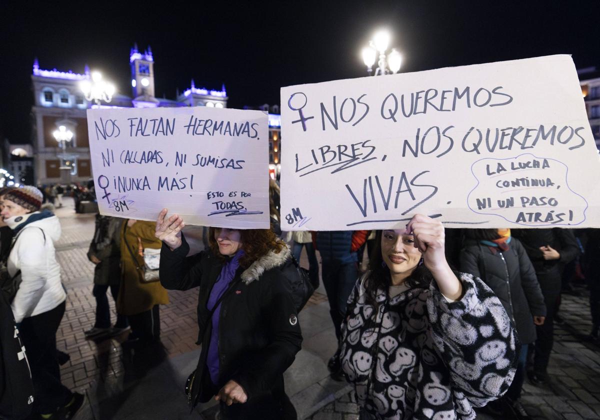 Las imágenes de la manifestación del 8M en Valladolid