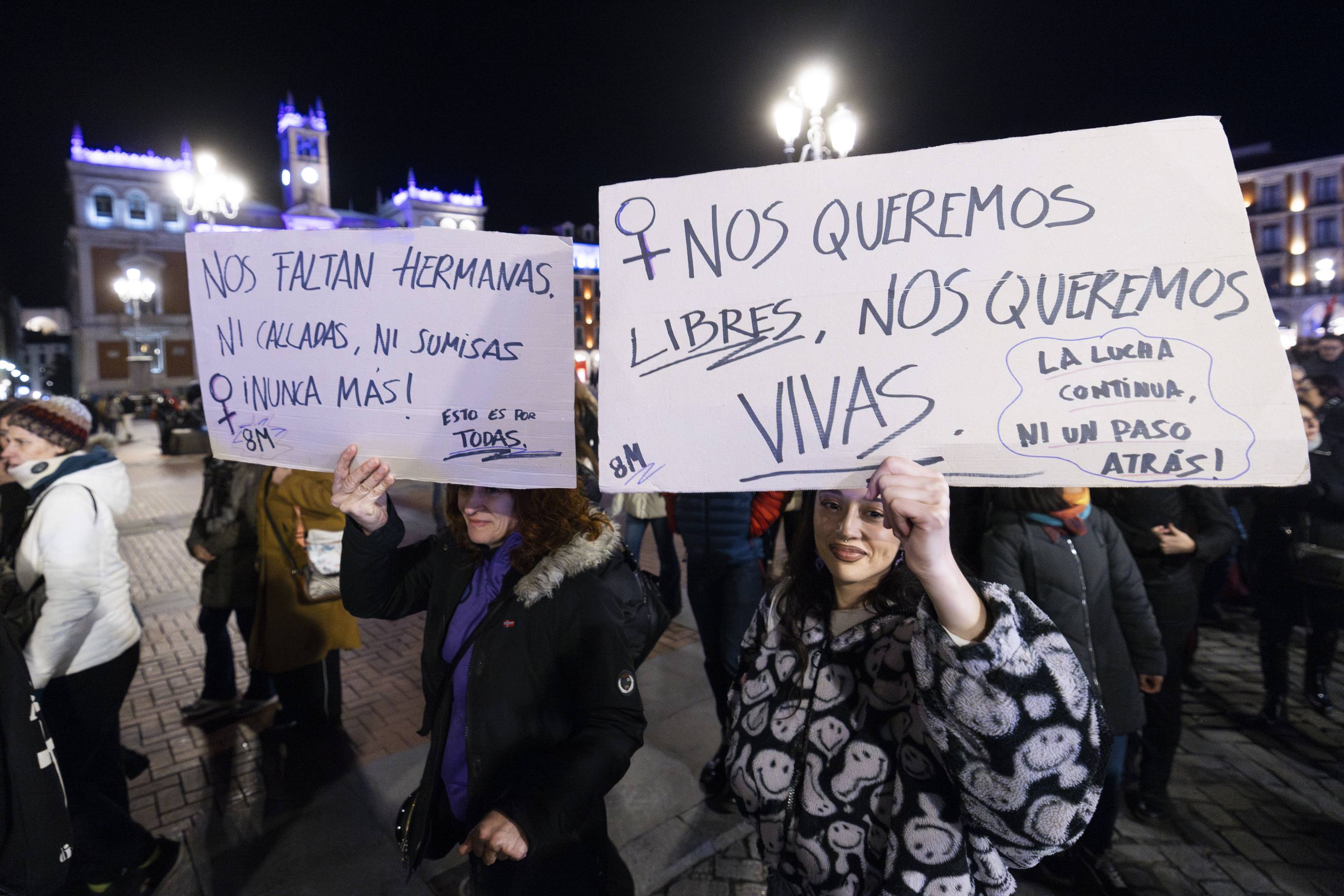 Las imágenes de la manifestación del 8M en Valladolid