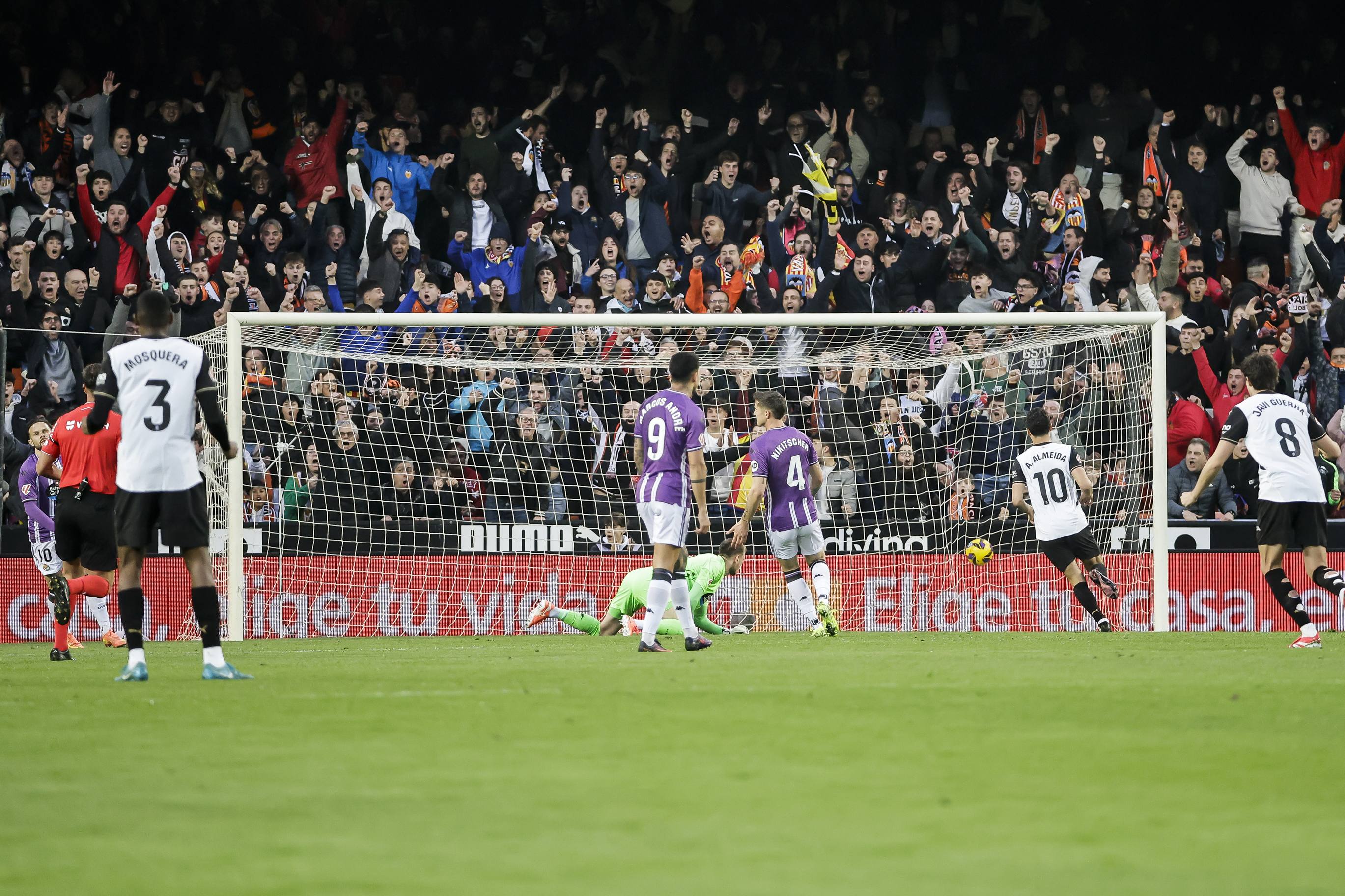 Las imágenes de la derrota del Pucela en Valencia