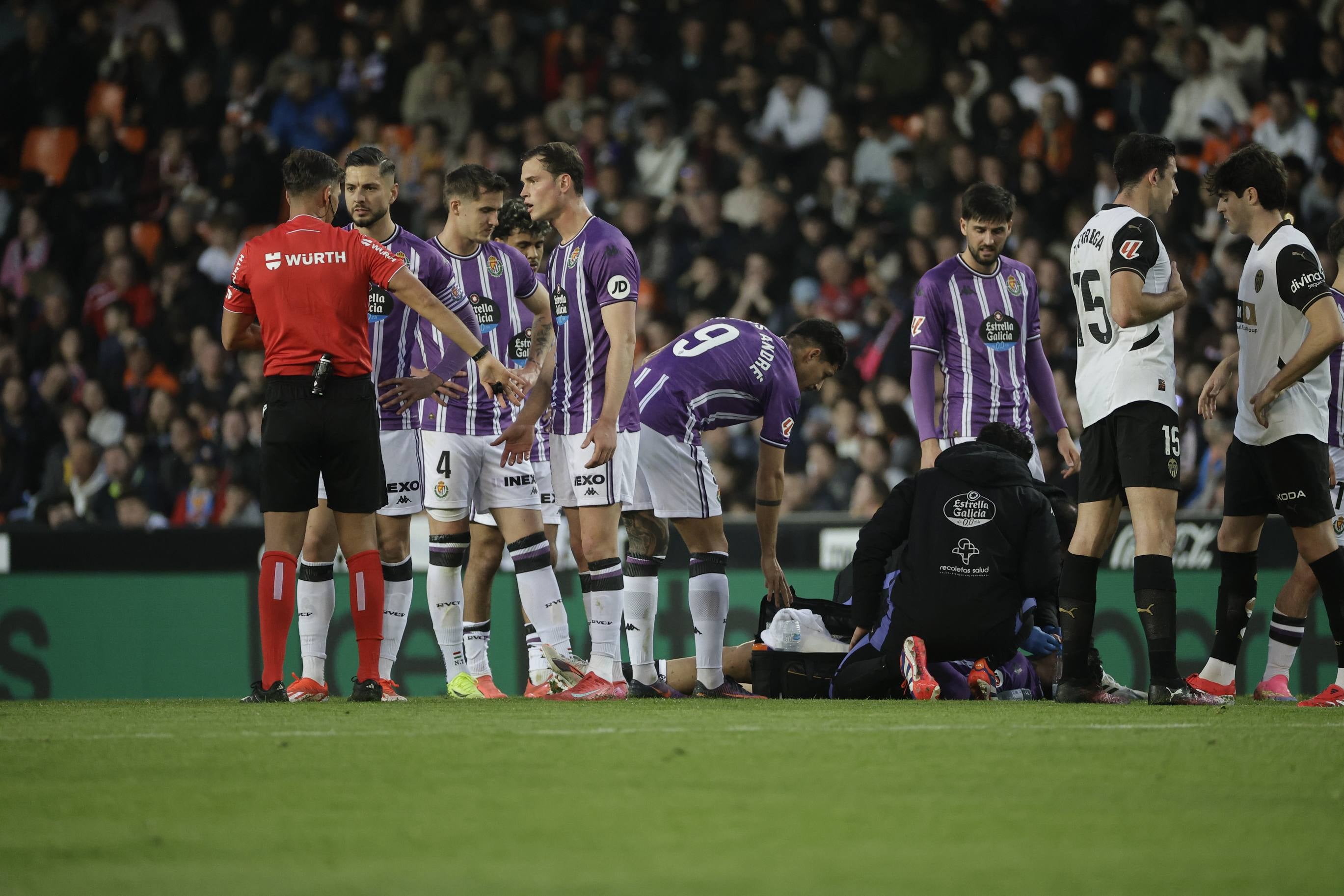 Las imágenes de la derrota del Pucela en Valencia