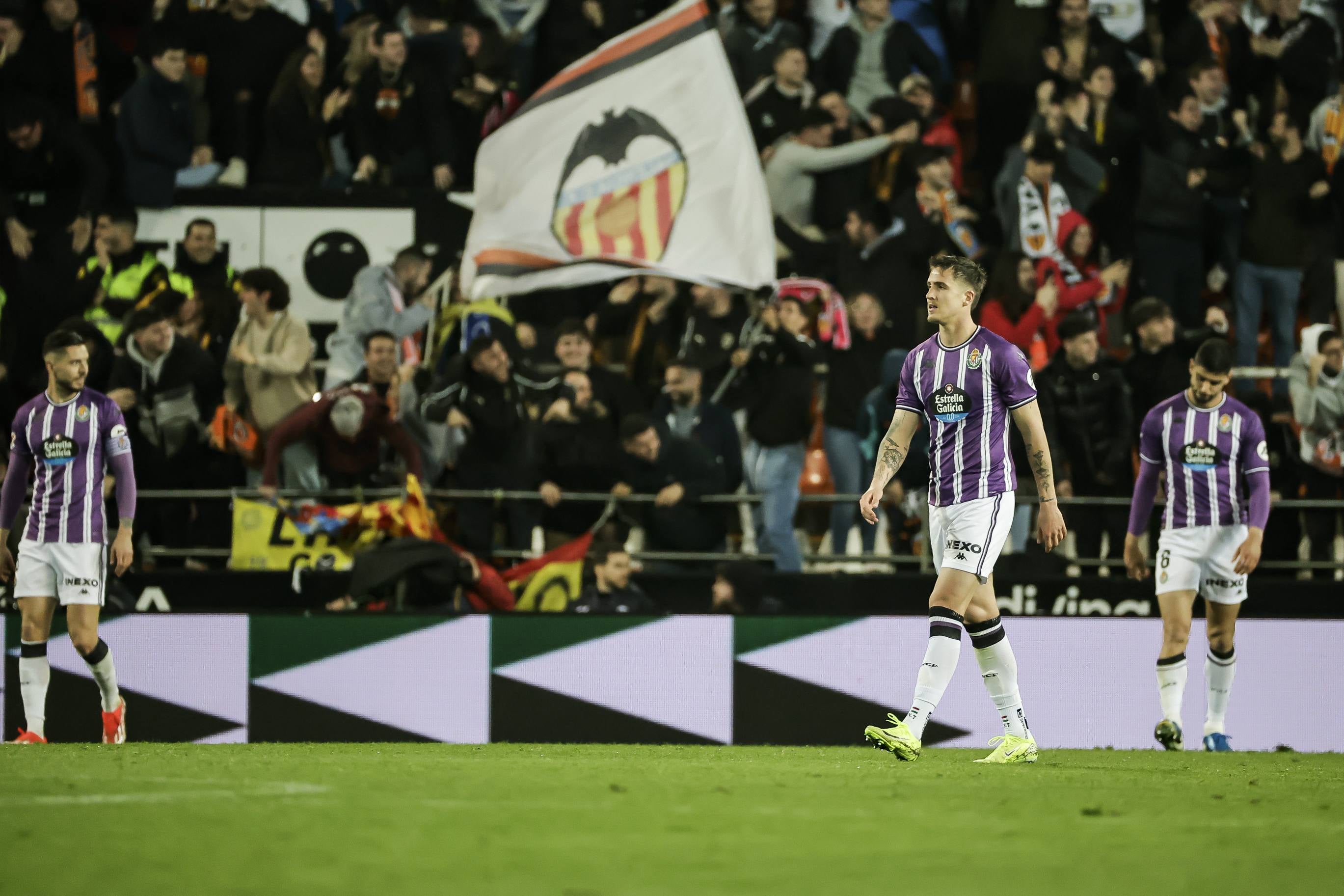 Las imágenes de la derrota del Pucela en Valencia