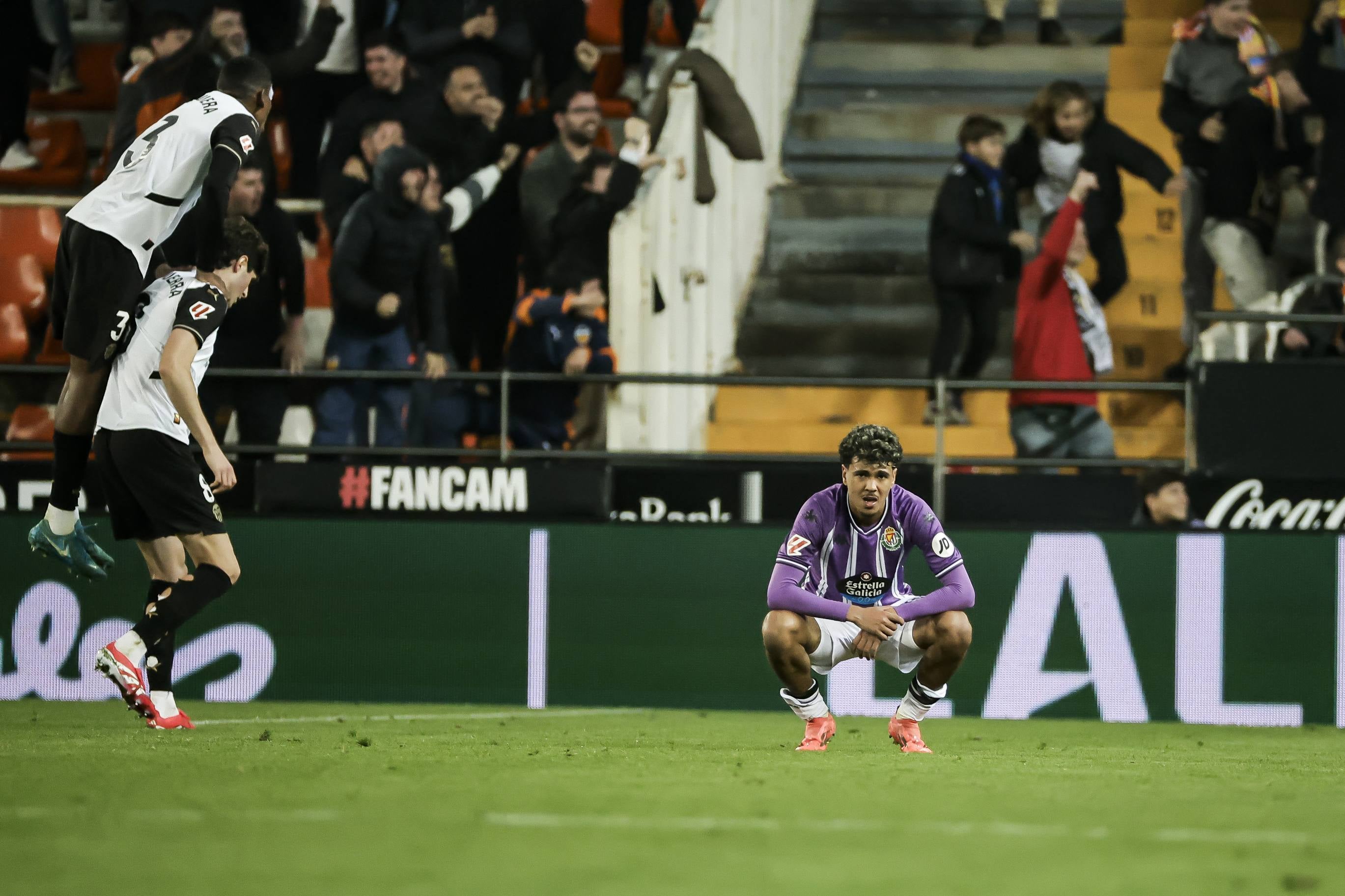 Las imágenes de la derrota del Pucela en Valencia