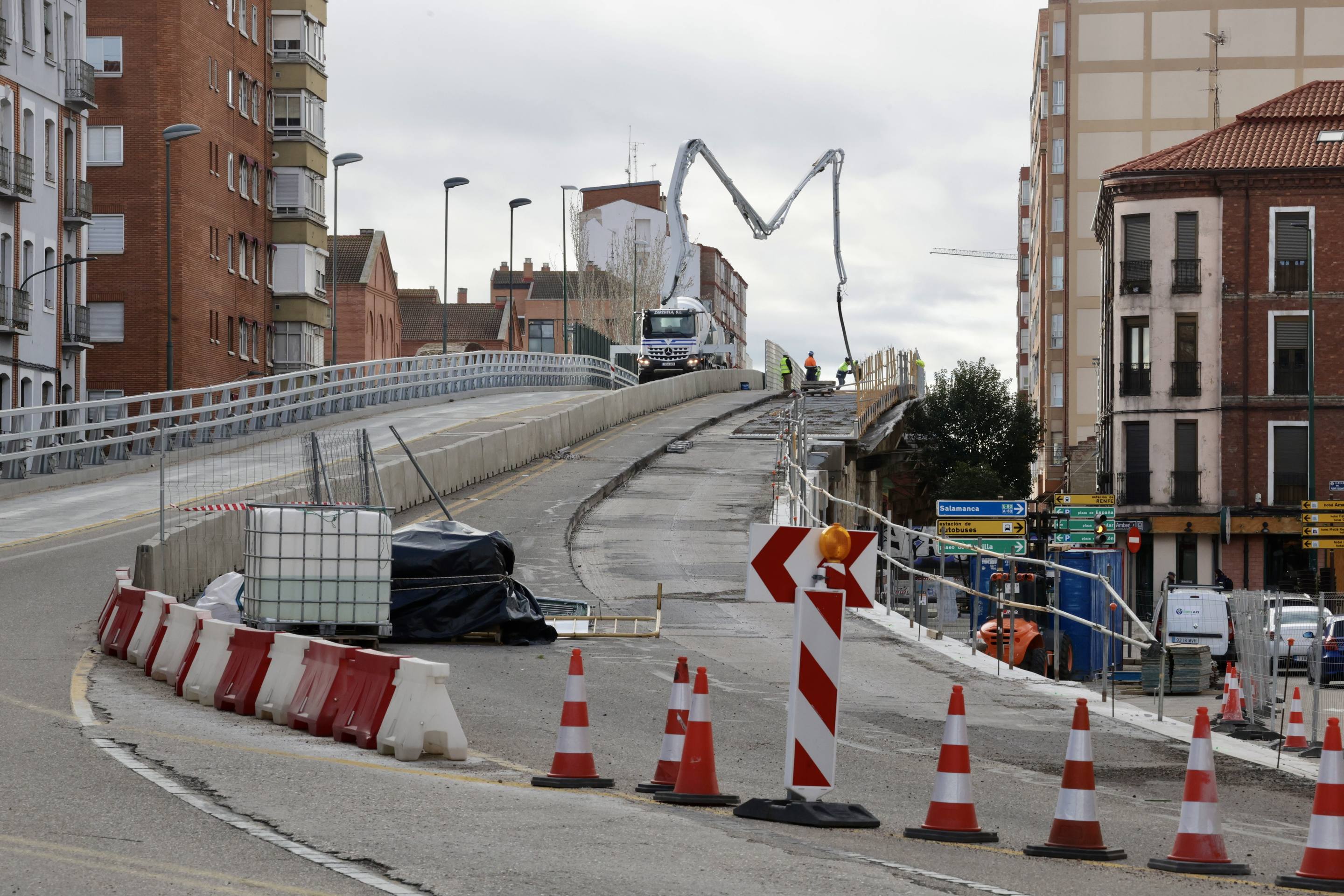 El corte por el asfaltado del Arco de Ladrillo, en imágenes