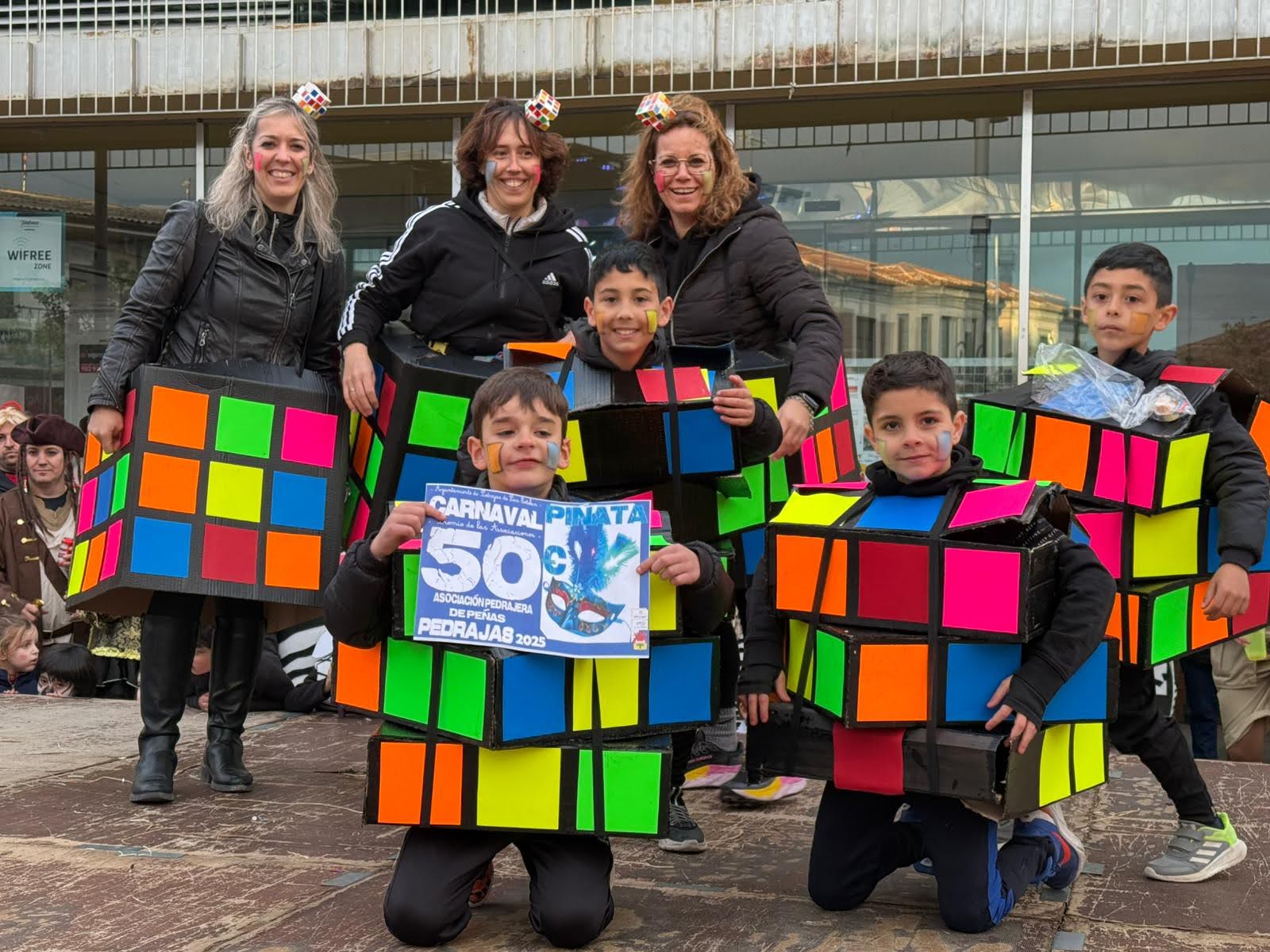 Las imágenes de la piñata de Pedrajas de San Esteban