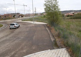 Zona de la rotonda final del Paseo de la Julia, en cuyos entornos apuntan a que podría construirse el hospital de Recoletas.