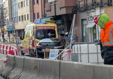 Una colisión múltiple de cuatro vehículos en Arco de Ladrillo deja un herido