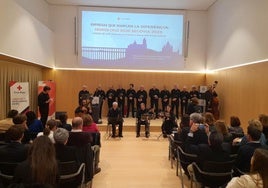 Acto de entrega de los premios de Cruz Roja en el edificio CIDE.