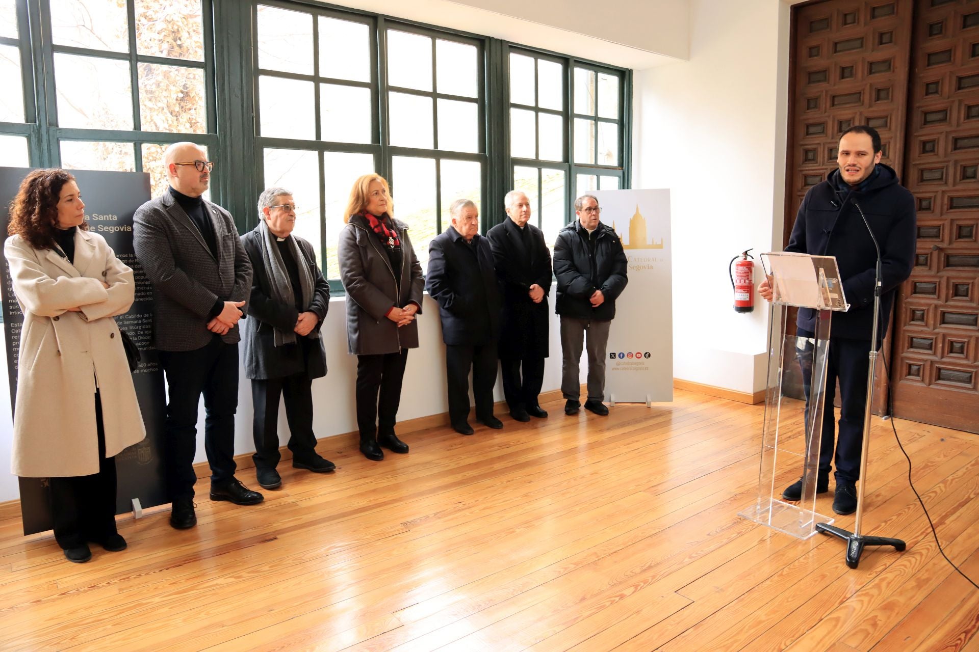 Fotos de la inauguración de &#039;La Semana Santa y la Catedral de Segovia&#039;