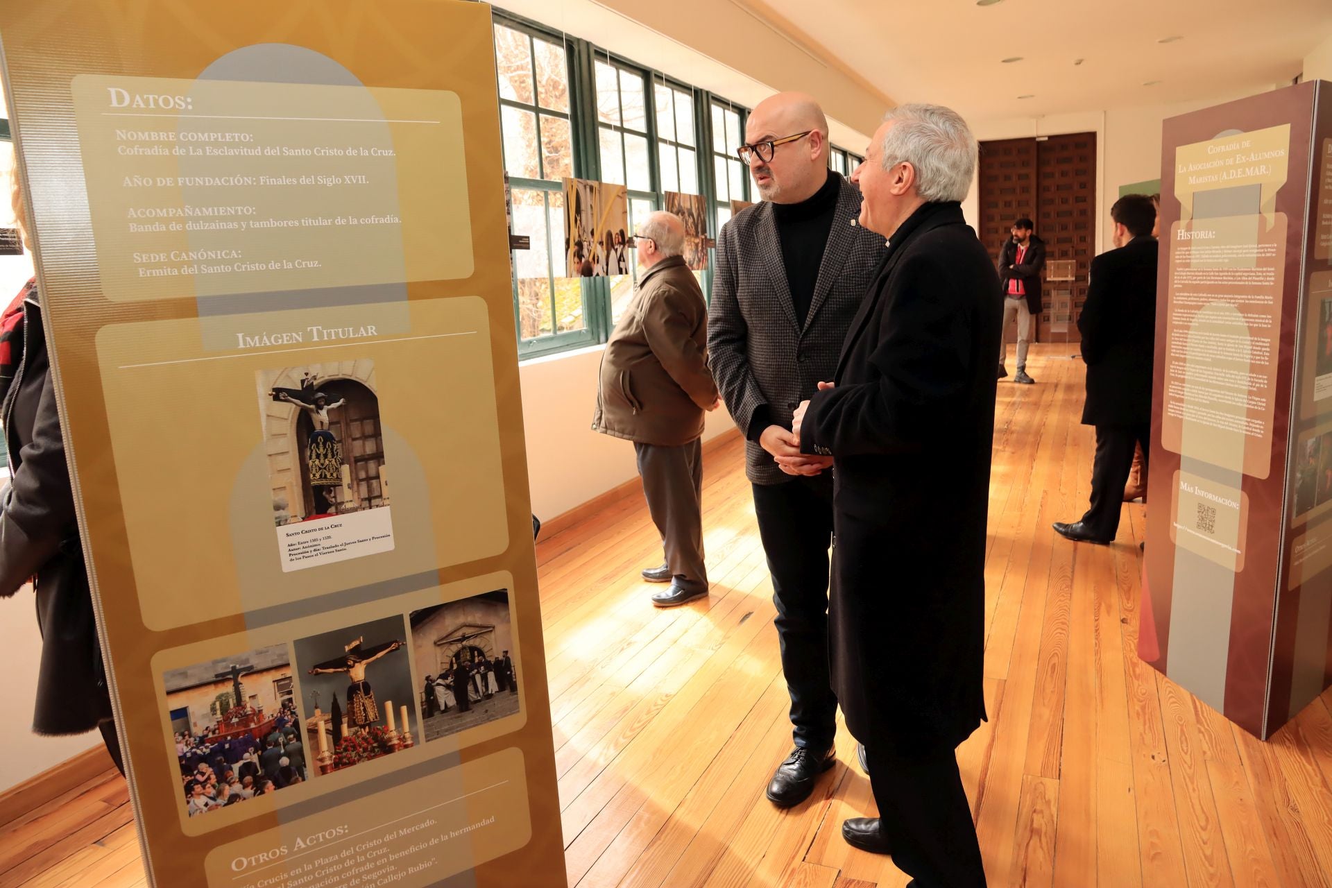 Fotos de la inauguración de &#039;La Semana Santa y la Catedral de Segovia&#039;