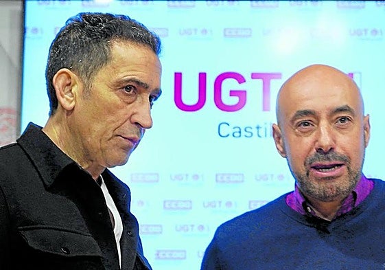 Lo secretarios de Comisiones Obreras y UGT, en una imagen de archivo.