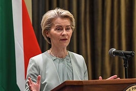 Ursula von der Leyen, presidenta de la Comisión Europea.