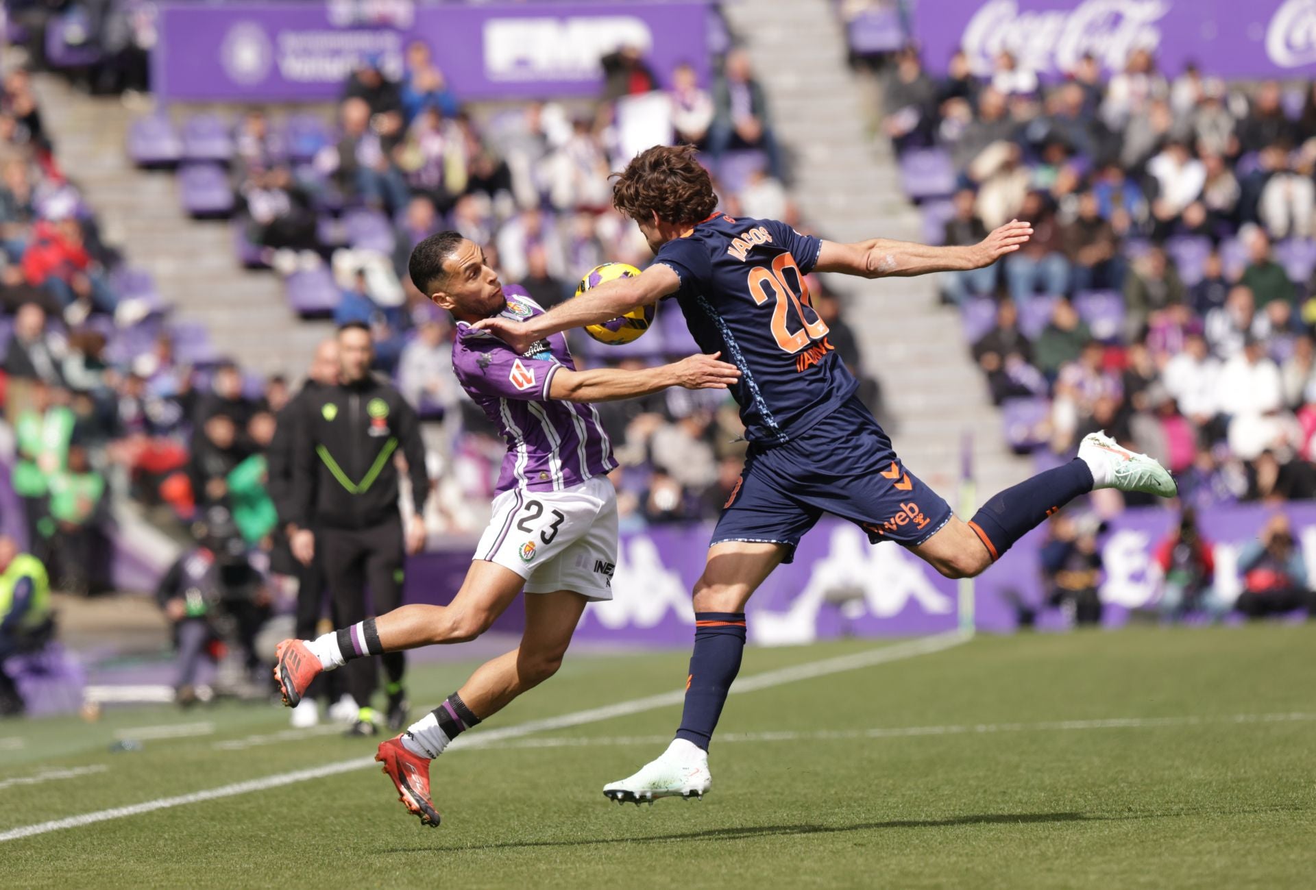 Las mejores imágenes del partido del Real Valladolid