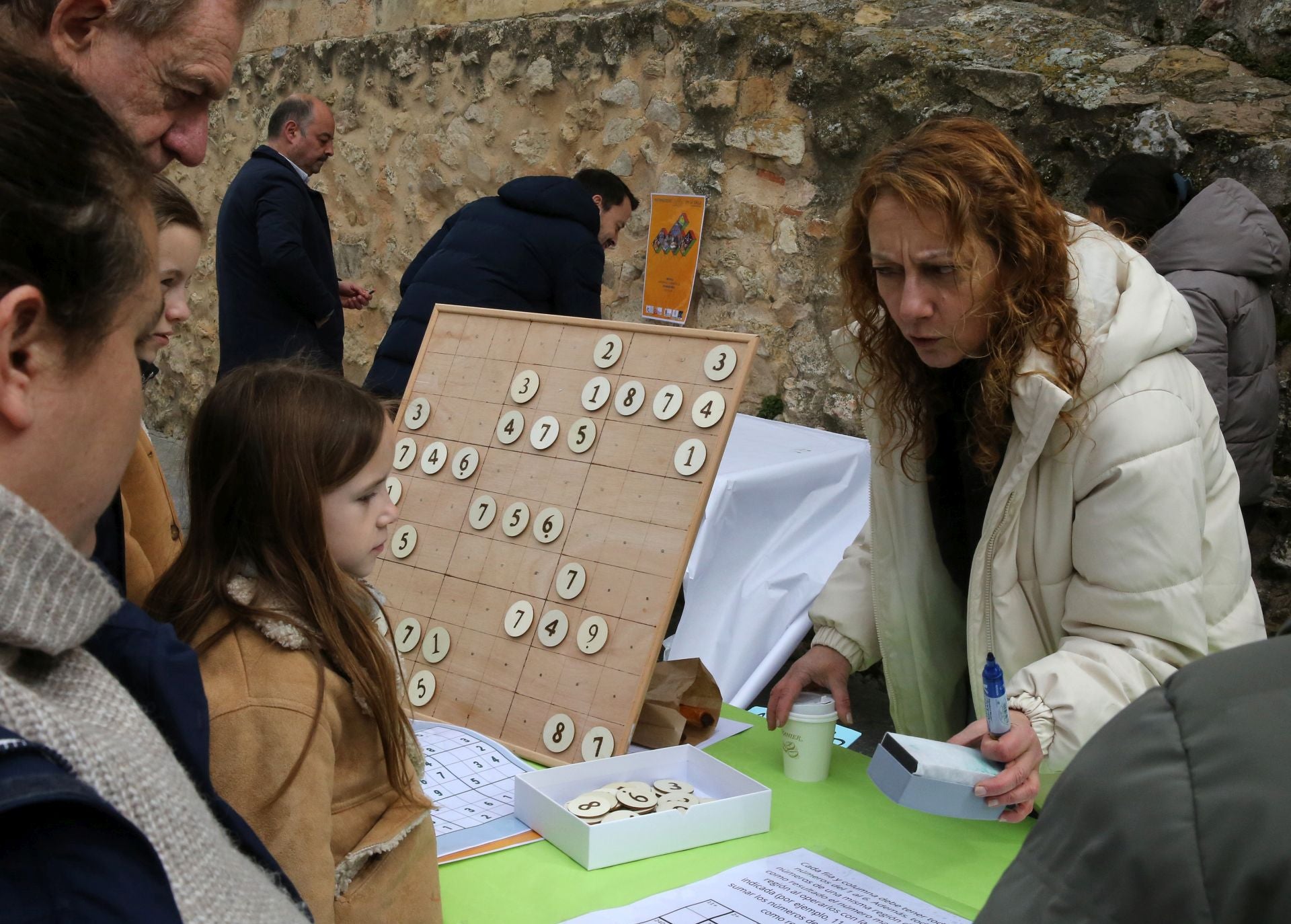 Fotografías de los juegos matemáticos en Segovia