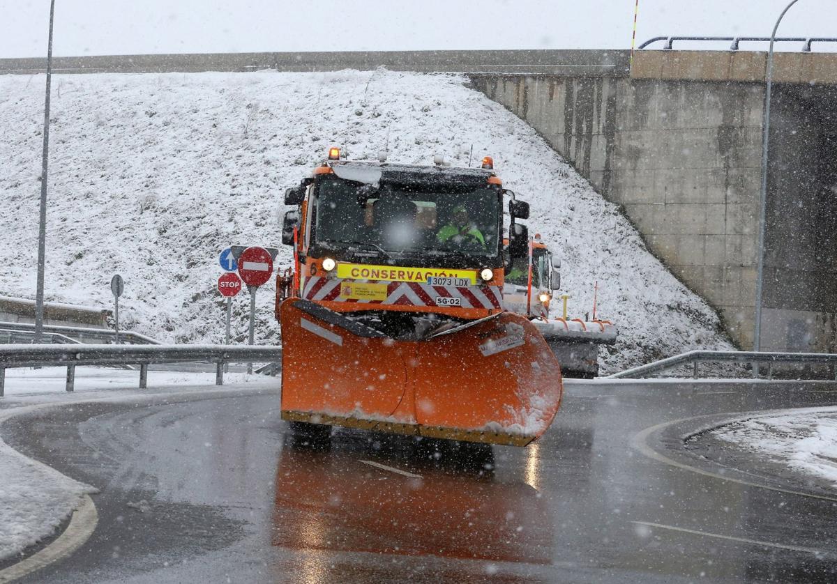 La Aemet desactiva los avisos por nevadas en Segovia al remitir el temporal