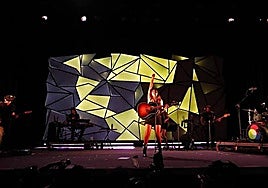 Amaral la última vez que actuó en Sonorama, en 2021.