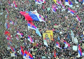 Protestas en días pasados.