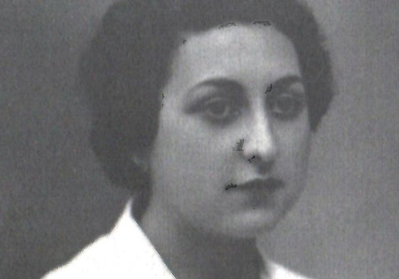 María Antonia Escribano de la Torre en febrero de 1937.