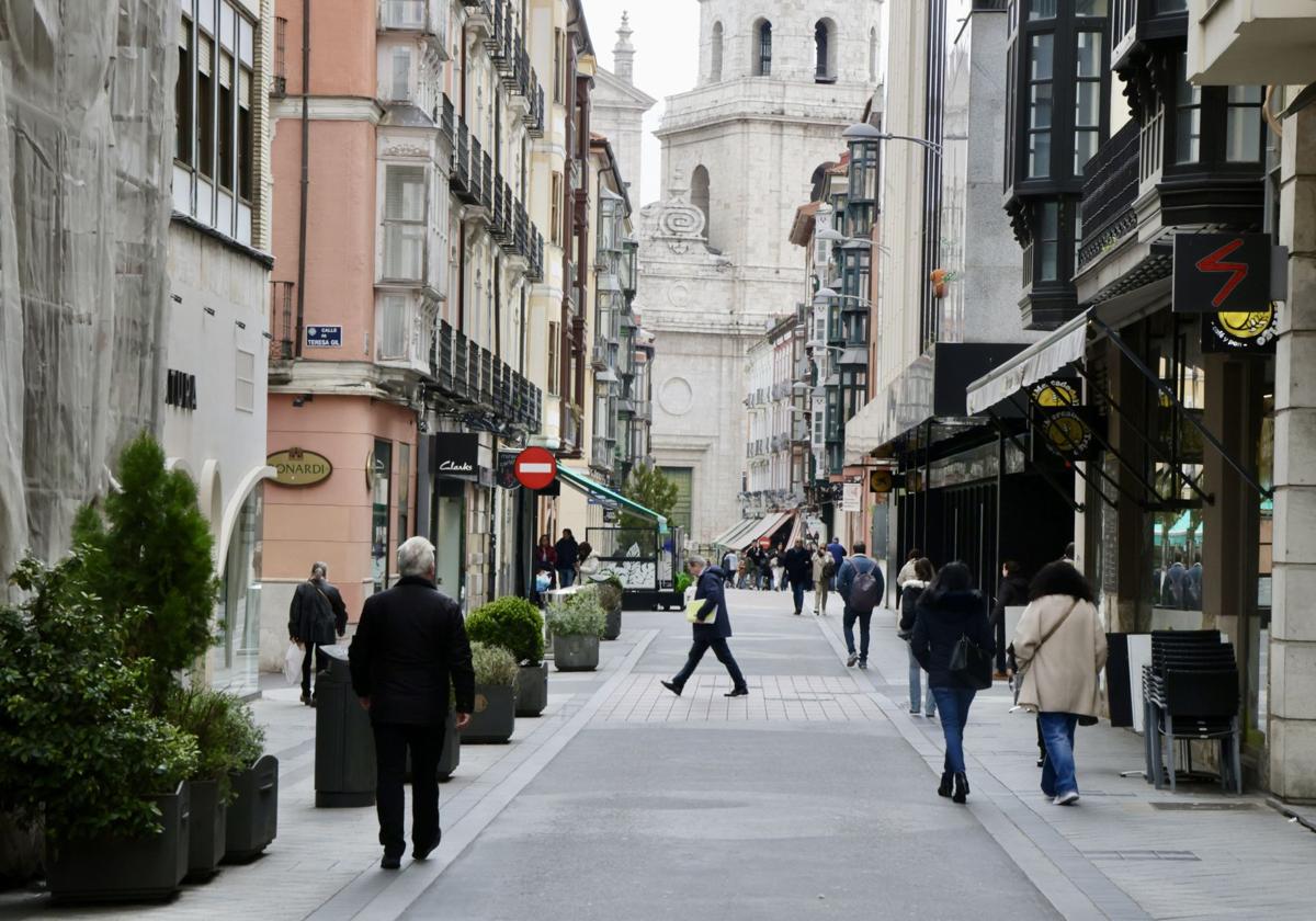 Cuarenta años de calles peatonales en Valladolid: descubre cuántas son y qué superficie ocupan