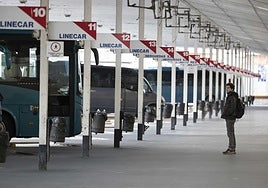 Imagen de archivo de la estación de autobuses de Valladolid.
