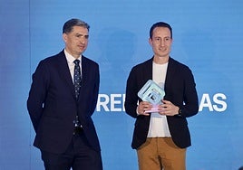 Jose Antonio Benavides López, director territorial Norte en Grupo Cajamar, con Carlos Pérez, CEO de Remolonas.