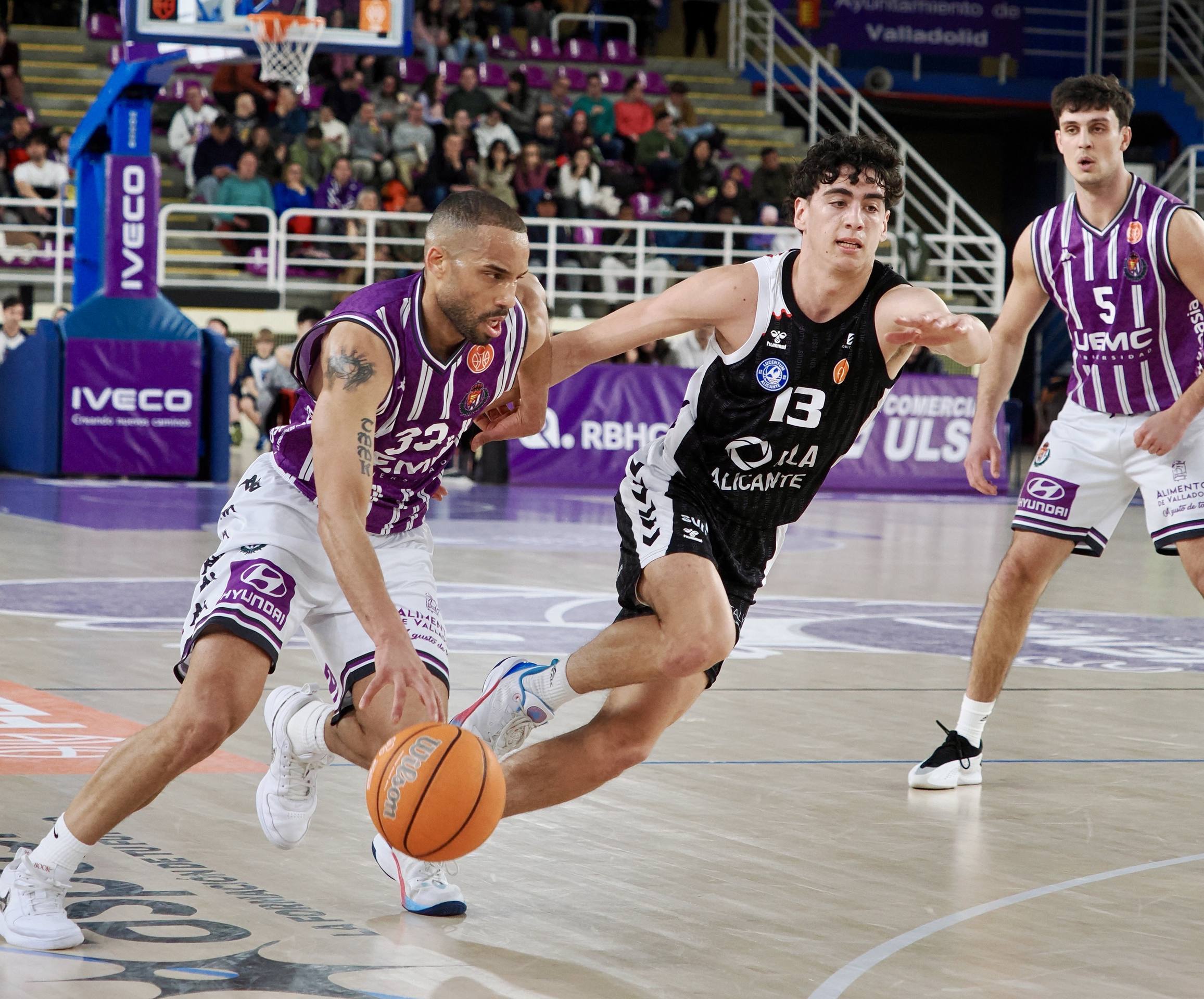 El agónico triunfo del UEMC Real Valladolid Baloncesto ante Alicante, en imágenes