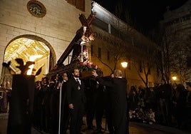 Las imágenes del Viacrucis nazareno en Palencia