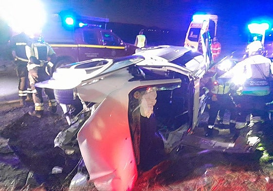 Estado en el que quedó el vehículo siniestrado.