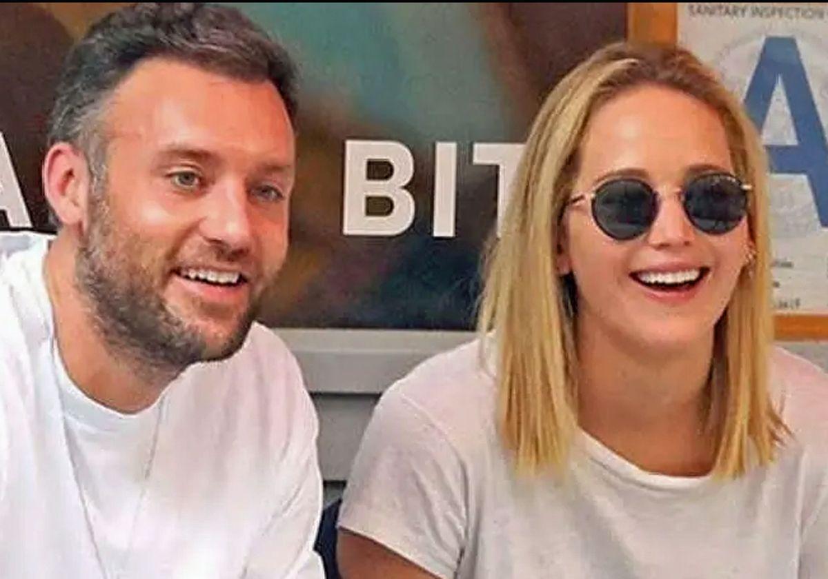 Jennifer Lawrence repite maternidad junto al galerista Cooke Maroney