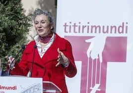 Marian Palma, directora de Titirimundi, durante la presentación del festival.