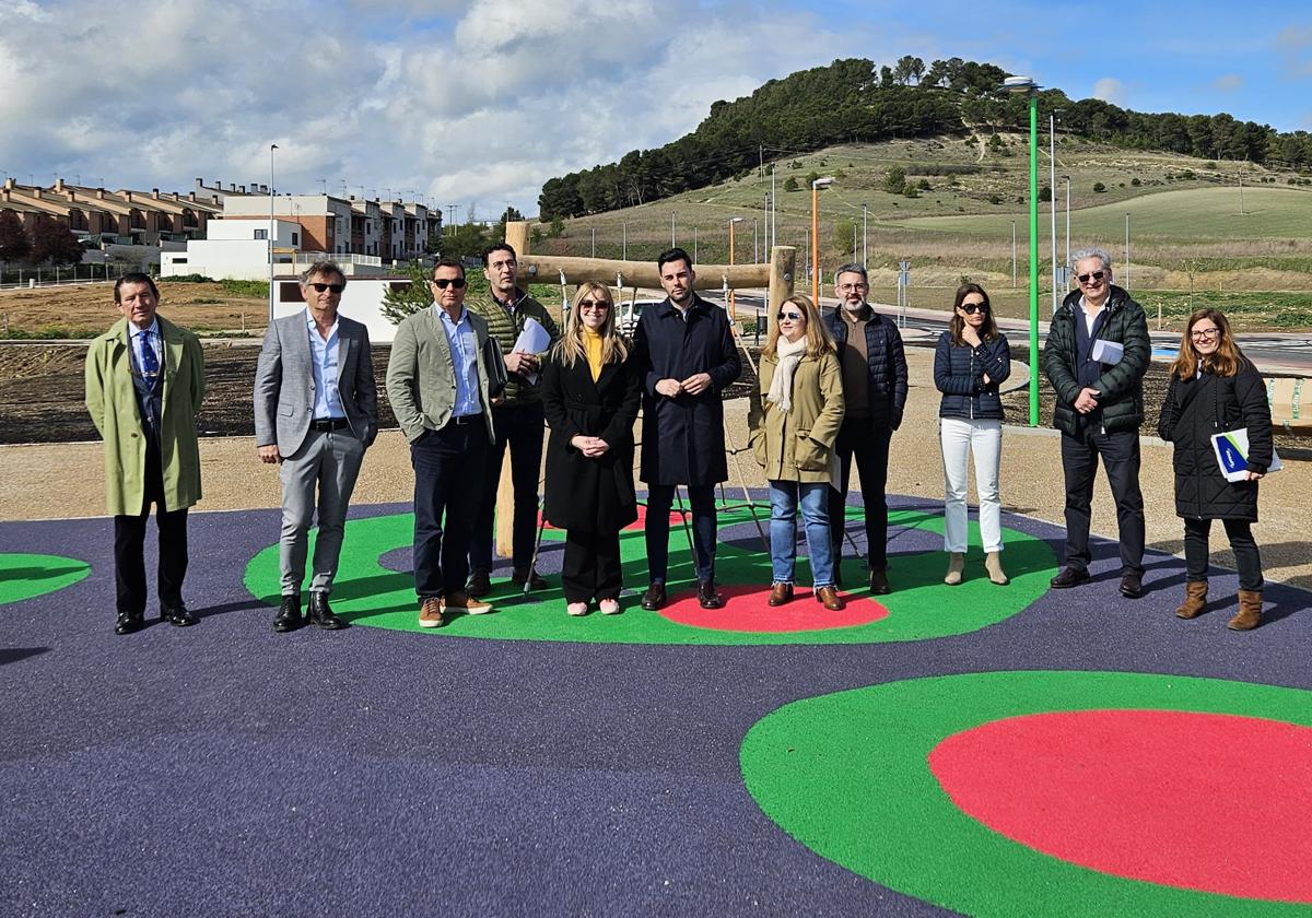 Acto institucional de recepción de la ampliación urbanística del Sector 6 en Zaratán.