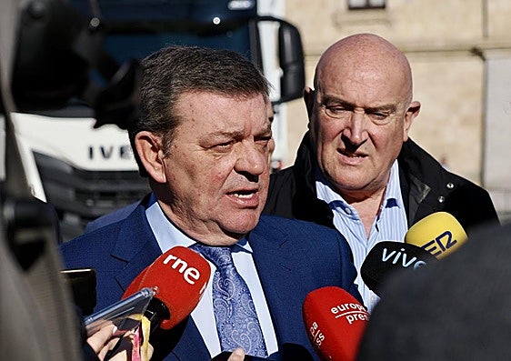 El consejero de Presidencia, Luis Miguel González Gago, este martes en Valladolid.