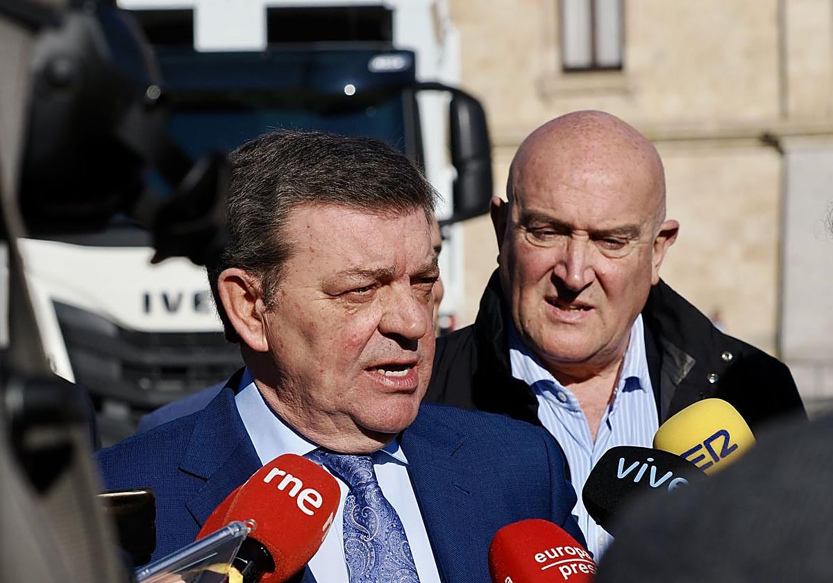 El consejero de Presidencia, Luis Miguel González Gago, este martes en Valladolid.