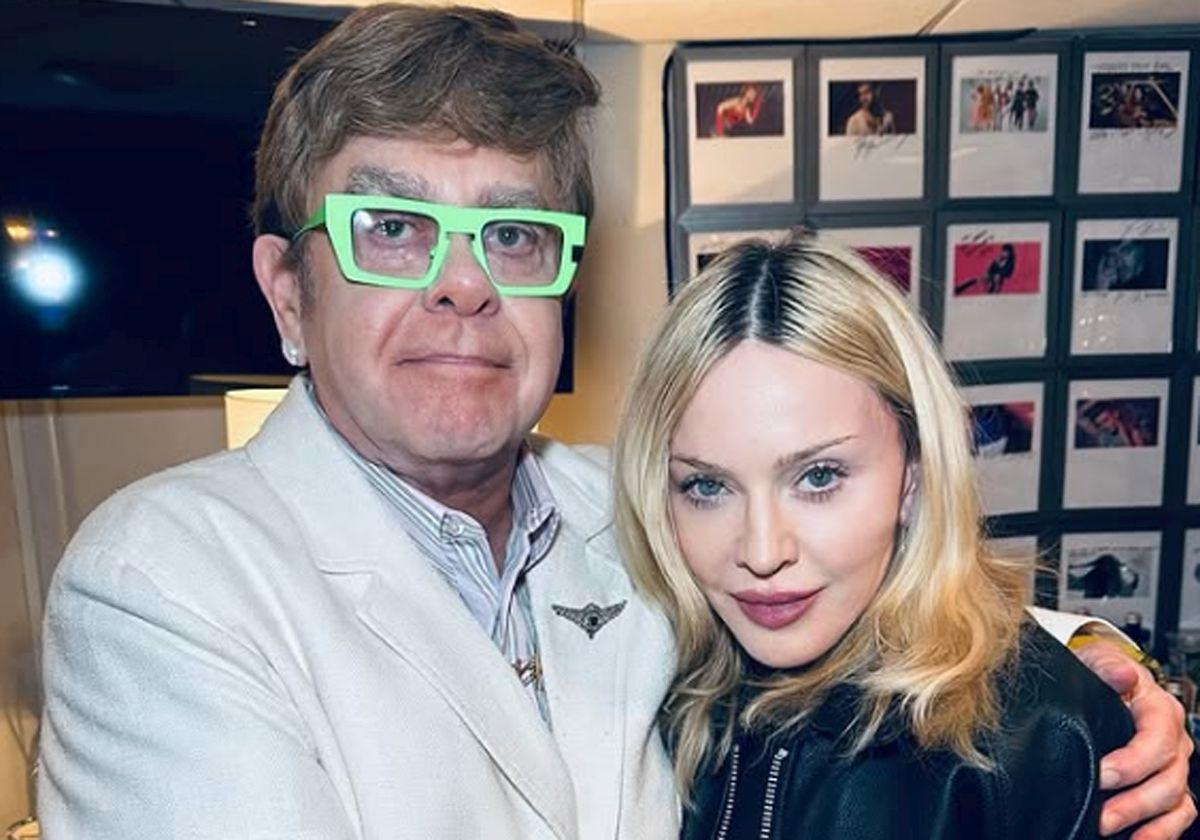 Madonna firma la paz con Elton John