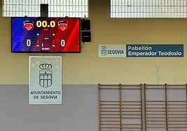 Nuevo videomarcador del pabellón Emperador Teodosio.