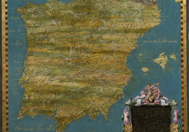 El mapa de España, elaborado en 1577.