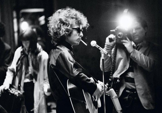 Bob Dylan, en los años 60.