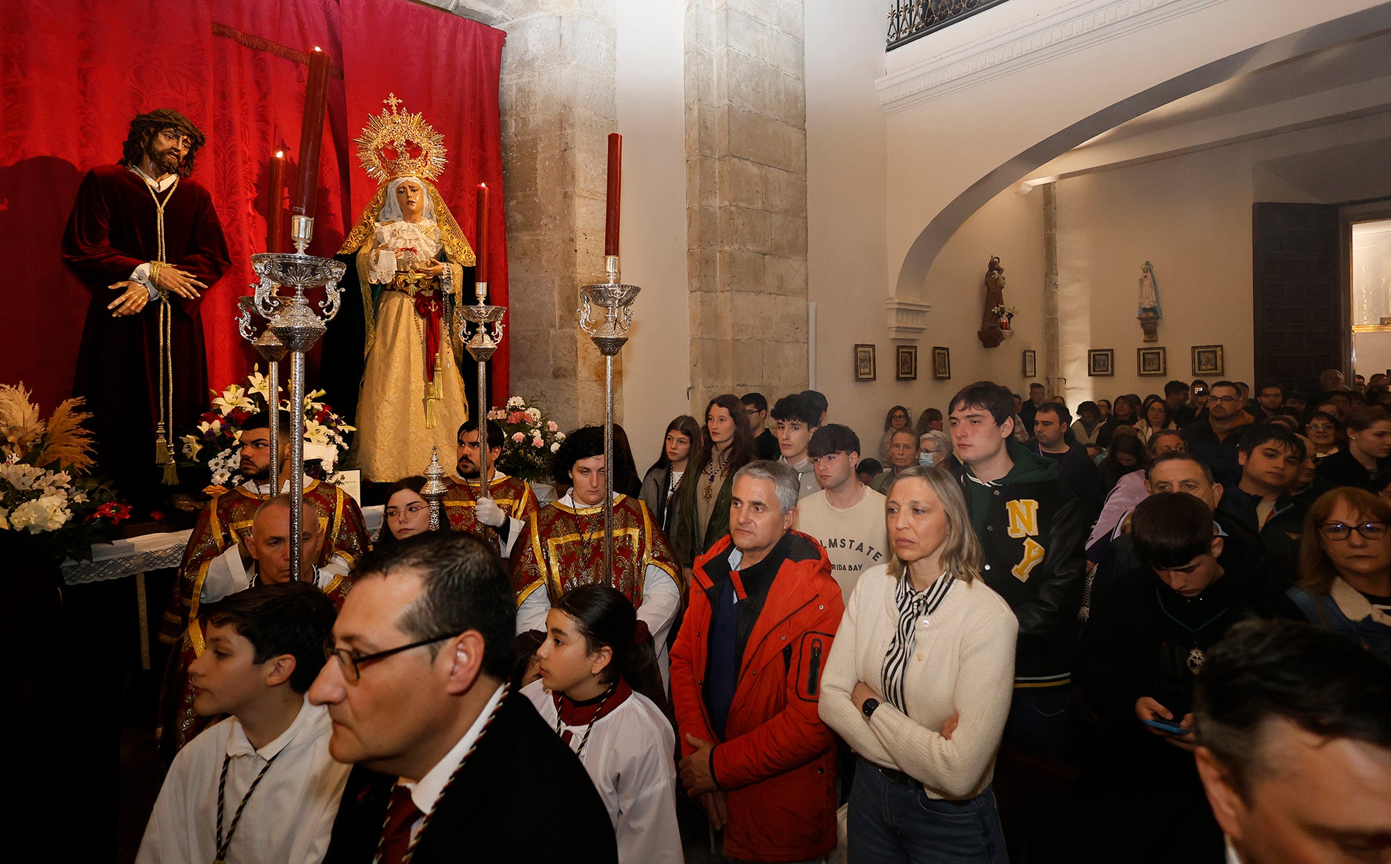 La lluvia obliga a suspender la procesión de la Sentencia